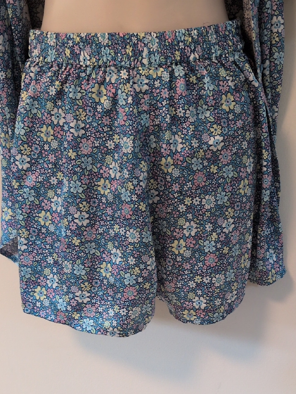 Frankies Bikini Fifi Silk Button Up Shirt & Silk Boxer Coverup Set XS - Picture 10 of 16